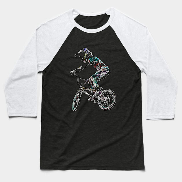 bmx Baseball T-Shirt by rickylabellevie